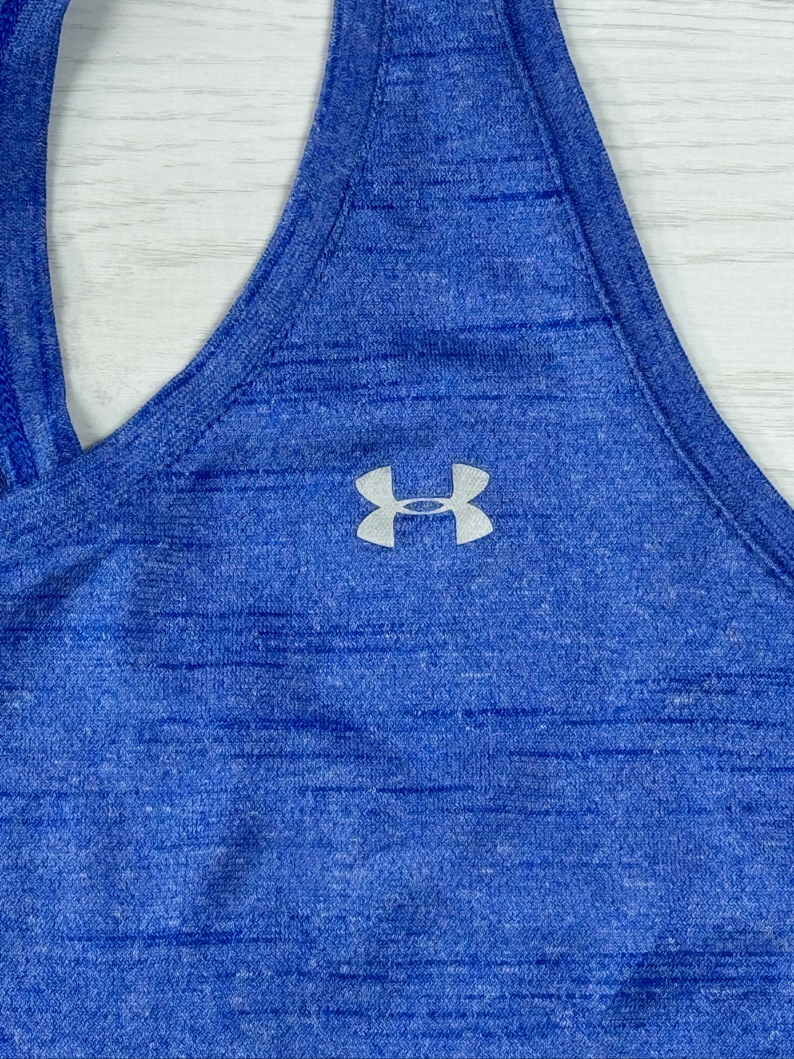 Under Armour UA Tech HeatGear Racerback Tank Bleu XL 1284894 – photo 4